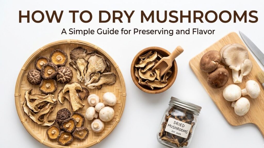 How to Dry Mushrooms