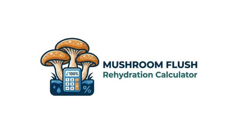Mushroom Flush Rehydration Calculator