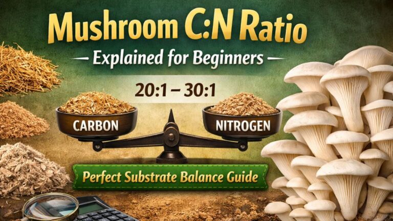 Mushroom C:N Ratio Explained for Beginners