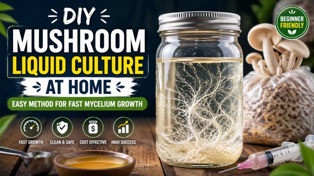 DIY Mushroom Liquid Culture at Home