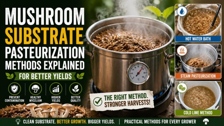 Mushroom Substrate Pasteurization Methods