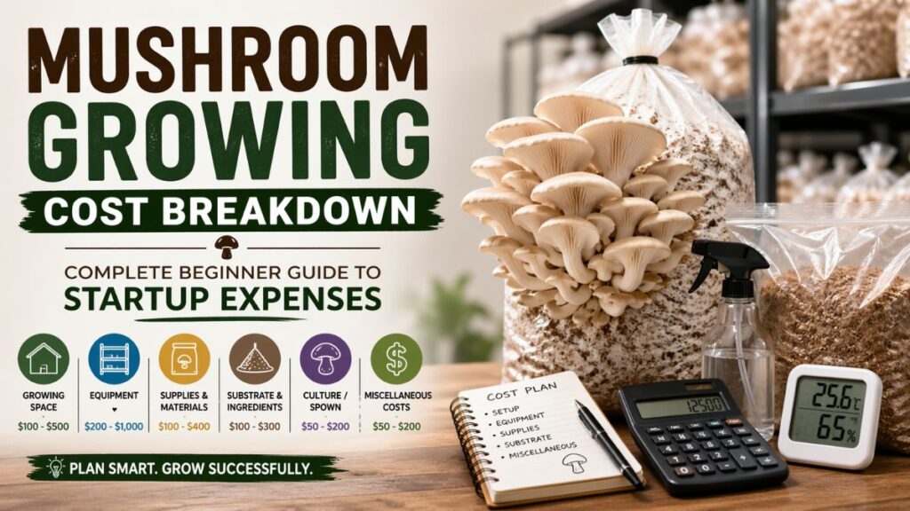 Mushroom Growing Cost Breakdown