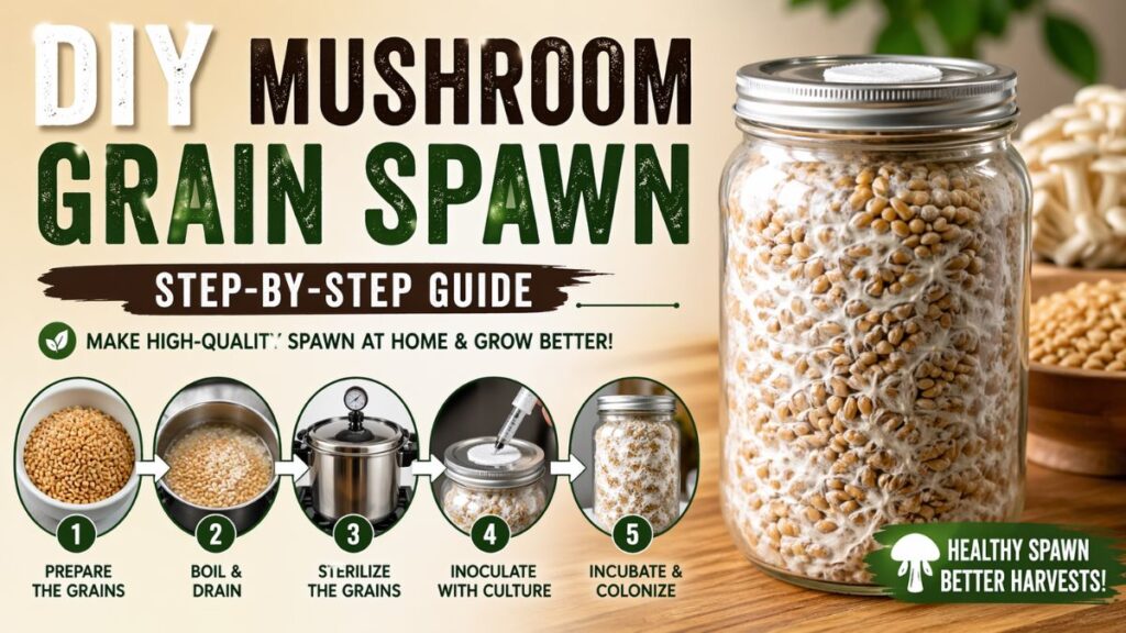 DIY Mushroom Grain Spawn
