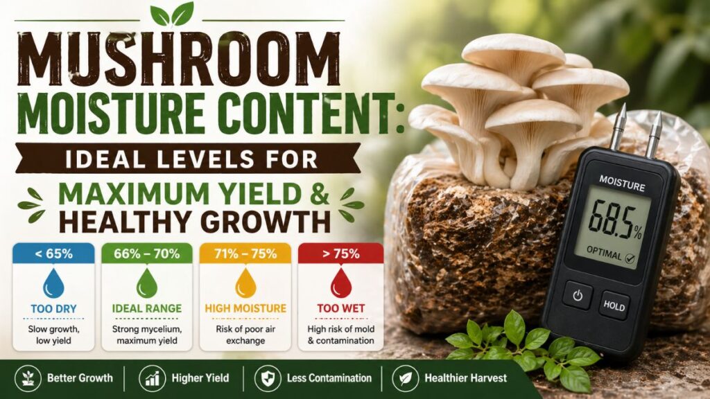 Mushroom Moisture Content